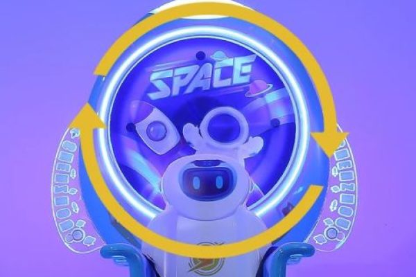 宇宙太空人摩天輪搖搖馬新款兒童旋轉升降搖搖馬 摩天輪投幣遊戲機電子搖搖馬陽昇國際
